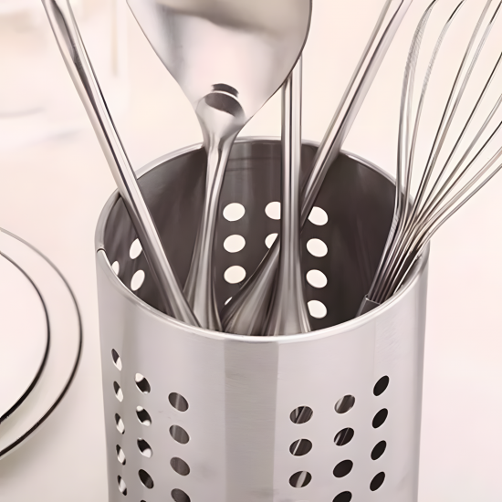 Stainless Steel Utensil Holder Medium